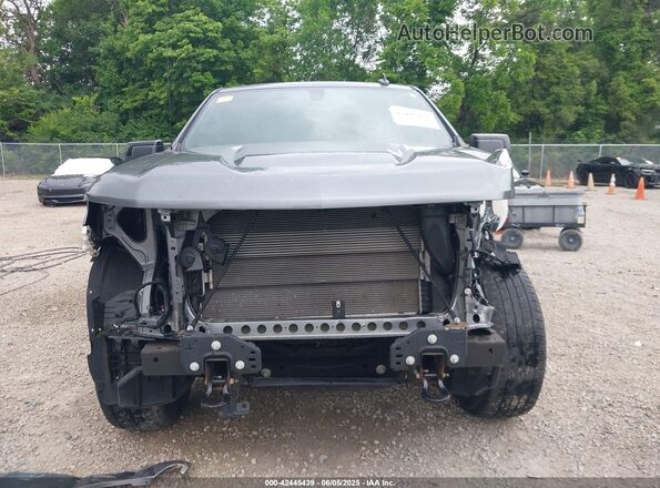 1GCUYEED2MZ337046 2021 CHEVROLET SILVERADO Gray Սալոնի հետևի տեսք