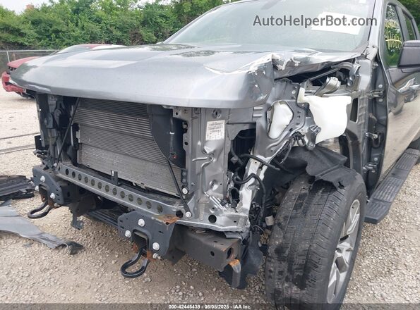 1GCUYEED2MZ337046 2021 CHEVROLET SILVERADO Gray Դիմացի տեսք