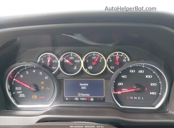 1GCUYEED2MZ337046 2021 CHEVROLET SILVERADO Gray Հետևի նստատեղերի տեսք