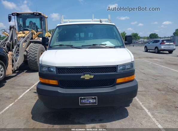 1GCWGAFP2M1209577 2021 CHEVROLET EXPRESS White Вид щитка приладів