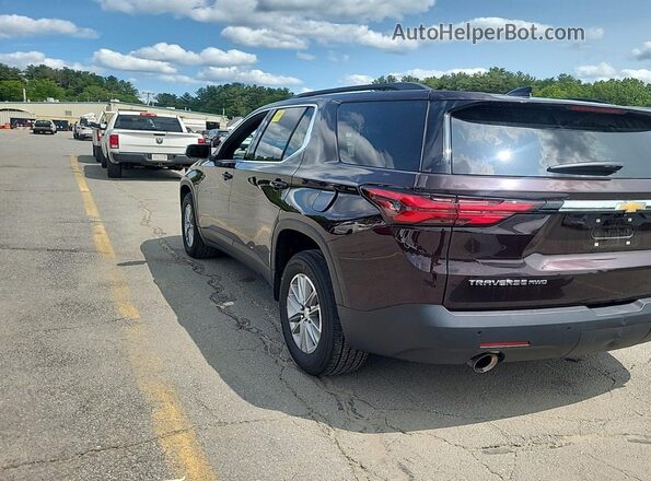 1GNEVGKW2NJ144532 2022 CHEVROLET TRAVERSE  Rear left