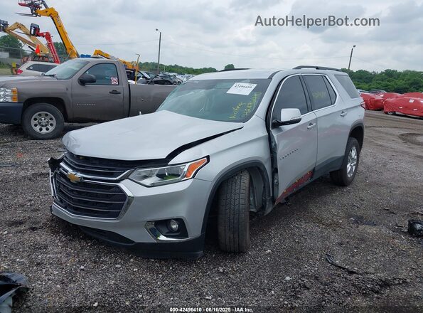 1GNEVGKWXMJ132594 2021 CHEVROLET TRAVERSE Серебряный Передняя левая четверть