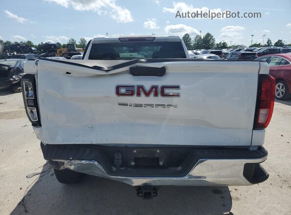 1GTR8AEF4MZ262155 2021 GMC SIERRA White Widok z tyłu