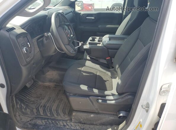 1GTR8AEF4MZ262155 2021 GMC SIERRA White Widok wnętrza z przodu