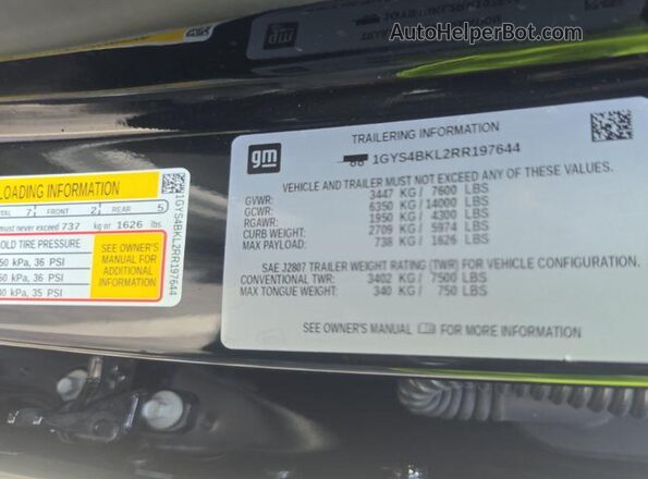 1GYS4BKL2RR197644 2024 CADILLAC ESCALADE  