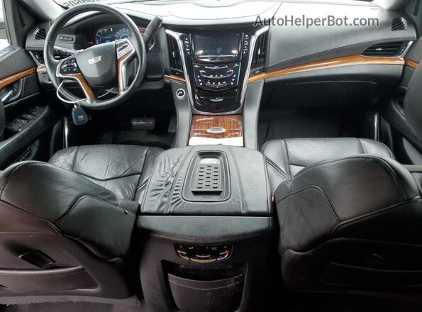 1GYS4HKJ7GR456322 2016 CADILLAC ESCALADE White Widok deski rozdzielczej