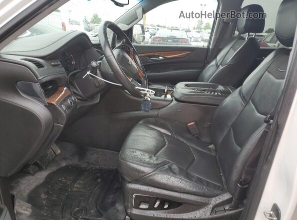 1GYS4HKJ7GR456322 2016 CADILLAC ESCALADE White Widok wnętrza z przodu