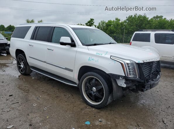 1GYS4HKJ7GR456322 2016 CADILLAC ESCALADE White Przód prawy