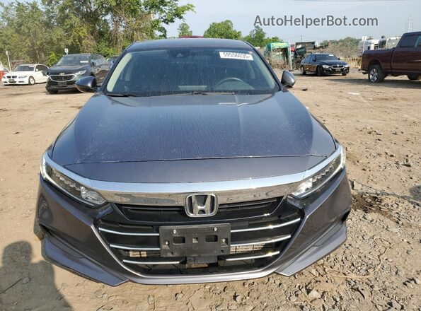 1HGCV1F10MA054419 2021 HONDA ACCORD Gray Front view