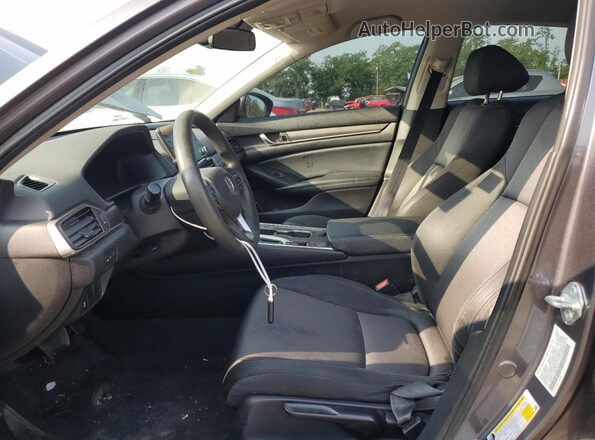 1HGCV1F10MA054419 2021 HONDA ACCORD Gray Front interior view