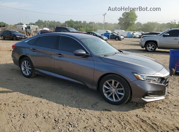 1HGCV1F10MA054419 2021 HONDA ACCORD Gray Front right