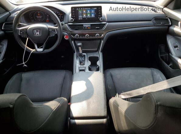 1HGCV1F10MA054419 2021 HONDA ACCORD Gray Dashboard view