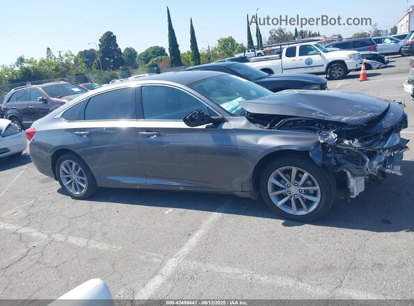 1HGCV1F13NA074164 2022 HONDA ACCORD Gray Սալոնի 360 աստիճան տեսք