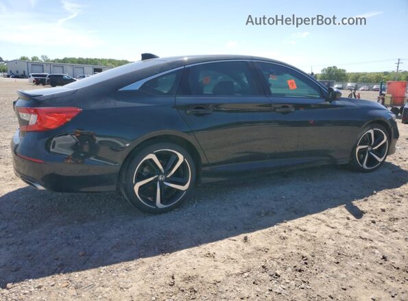 1HGCV1F30MA004167 2021 HONDA ACCORD Черный Задняя правая четверть