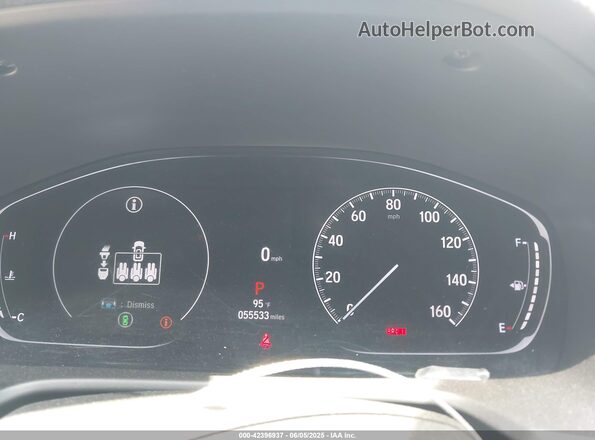 1HGCV1F3XMA109881 2021 HONDA ACCORD White Vista de los asientos traseros
