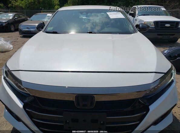 1HGCV1F3XMA109881 2021 HONDA ACCORD White Vista del cuadro de instrumentos
