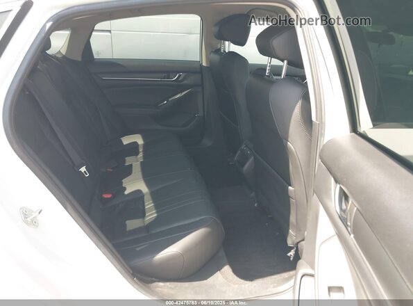 1HGCV1F49MA006119 2021 HONDA ACCORD White Widok naklejki z numerem VIN