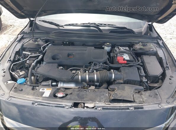 1HGCV2F31MA028547 2021 HONDA ACCORD Black Widok z tyłu