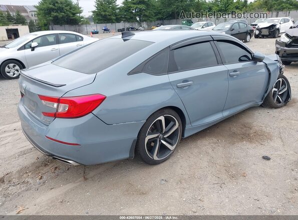 1HGCV2F36MA019276 2021 HONDA ACCORD Light Blue Rear right