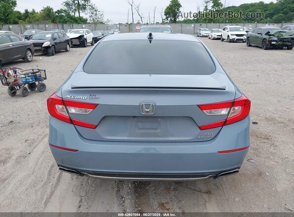 1HGCV2F36MA019276 2021 HONDA ACCORD Light Blue 