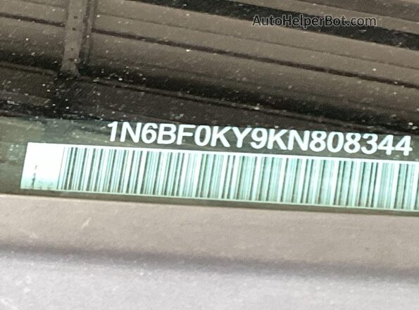 1N6BF0KY9KN808344 2019 NISSAN NV CARGO NV2500 HD  