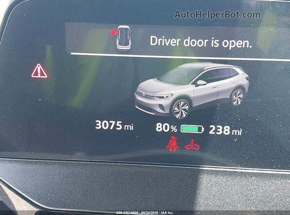 1V2WSPE80SC001869 2025 VOLKSWAGEN ID.4 White Widok tylnych siedzeń