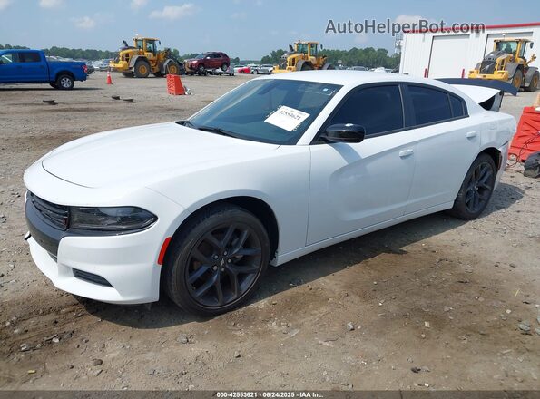 2C3CDXBG7PH607673 2023 DODGE CHARGER White Առջևի ձախ երեք քառորդ տեսարան