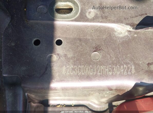 2C3CDXGJ2MH530422 2021 DODGE CHARGER Purple ძრავის განყოფილების ხედი