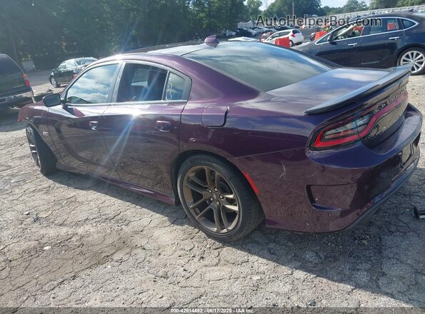 2C3CDXGJ2MH530422 2021 DODGE CHARGER Purple უკანა მარცხენა