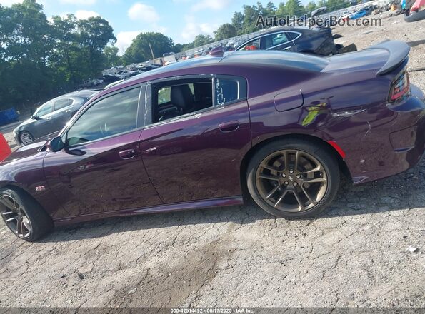 2C3CDXGJ2MH530422 2021 DODGE CHARGER Purple უკანა სალონის ხედი