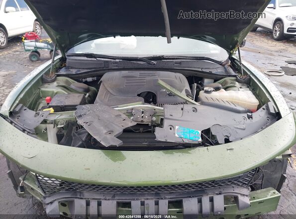 2C3CDXHG6PH583423 2023 DODGE CHARGER Green Widok z tyłu