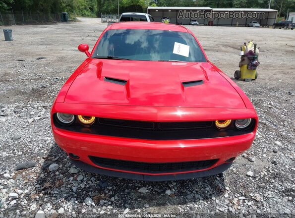 2C3CDZAG8PH527330 2023 DODGE CHALLENGER Orange Rear interior view