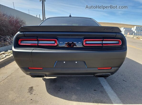 IDCO004543ZZ 2023 DODGE CHALLENGER Black Widok z tyłu