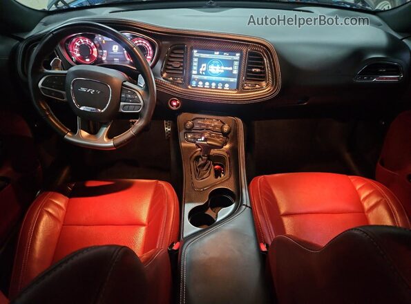 IDCO004543ZZ 2023 DODGE CHALLENGER Black Widok deski rozdzielczej