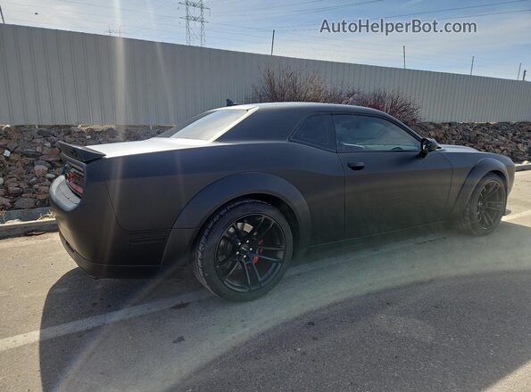 IDCO004543ZZ 2023 DODGE CHALLENGER Black Tył prawy