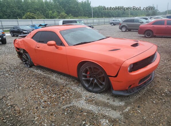 2C3CDZFJ1MH624157 2021 DODGE CHALLENGER Orange Front right