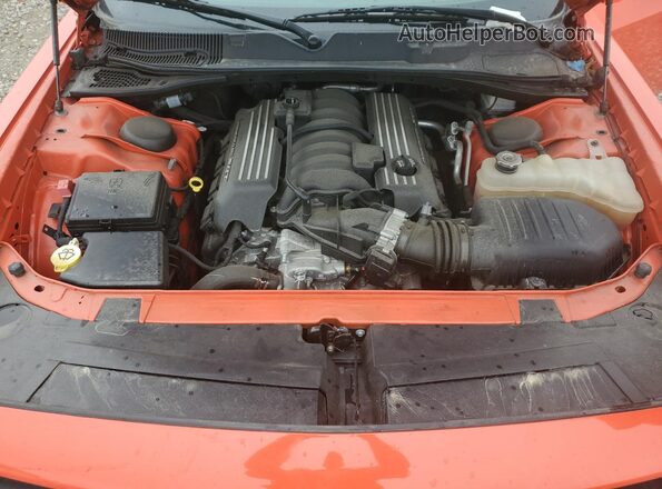 2C3CDZFJ1MH624157 2021 DODGE CHALLENGER Orange Rear interior view