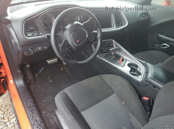 2C3CDZFJ1MH624157 2021 DODGE CHALLENGER Orange Dashboard view
