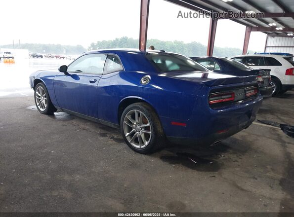 2C3CDZKG4NH192398 2022 DODGE CHALLENGER Blue Tył lewy