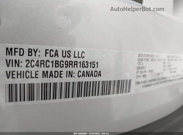 2C4RC1BG9RR163151 2024 CHRYSLER PACIFICA Silver Շարժիչի բաժամունքի տեսք