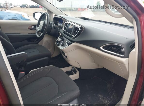 2C4RC1CG3PR535076 2023 CHRYSLER VOYAGER Maroon წინა სალონის ხედი