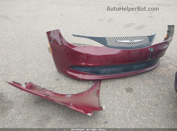 2C4RC1CG3PR535076 2023 CHRYSLER VOYAGER Maroon ხელსაწყოთა პანელის ხედი