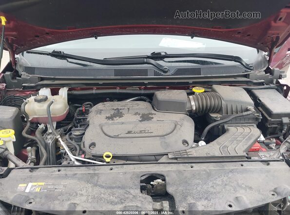 2C4RC1CG3PR535076 2023 CHRYSLER VOYAGER Maroon უკანა ხედი