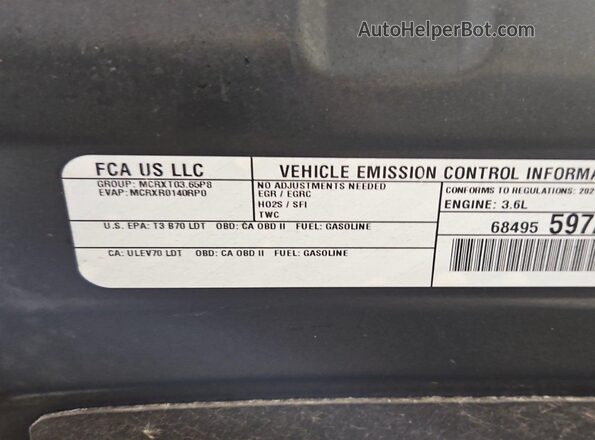 2C4RC1DG8MR600983 2021 CHRYSLER VOYAGER  Вид задней части салона