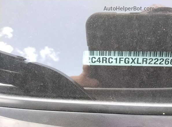 2C4RC1FGXLR222662 2020 CHRYSLER PACIFICA  უკანა მარცხენა