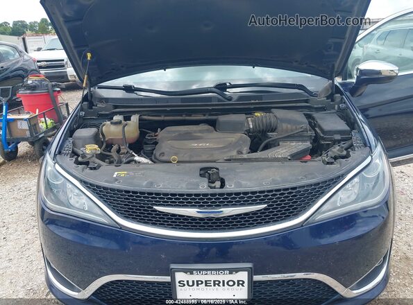 2C4RC1GG5JR234519 2018 CHRYSLER PACIFICA Blue Հետևի տեսք