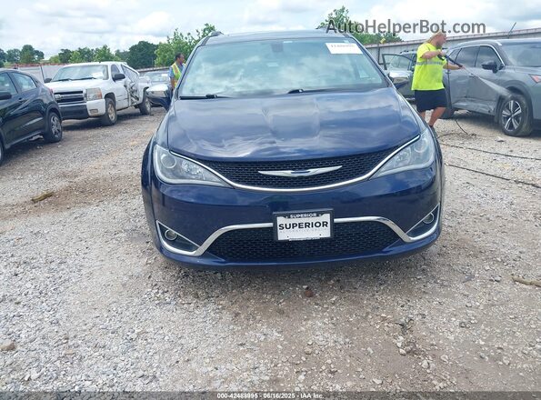 2C4RC1GG5JR234519 2018 CHRYSLER PACIFICA Blue Սարքավորումների վահանակի տեսք