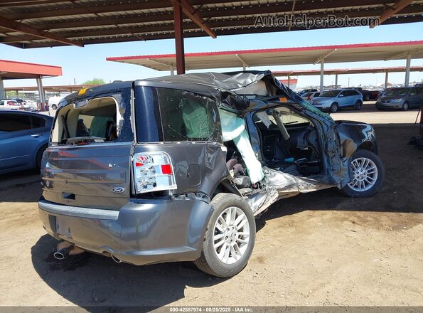 2FMGK5C80JBA16928 2018 FORD FLEX Gray Հետևի աջ