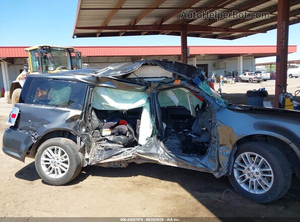 2FMGK5C80JBA16928 2018 FORD FLEX Gray Սալոնի հետևի տեսք