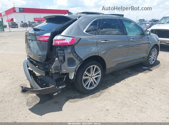 2FMPK4K94PBA11423 2023 FORD EDGE Gray Tył prawy